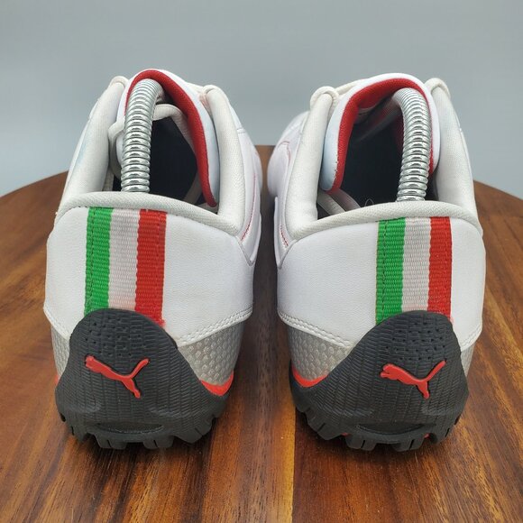 Puma Drift Cat 5 Shoes Men\'s 11 White Leather Lace Up Low Top Driving Sneakers main image 8